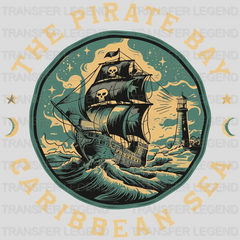 Caribbean Sea Pirate Design - DTF Heat Transfer - transferlegend