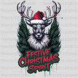 Ready For Spirit Christmas design - DTF Heat Transfer - transferlegend