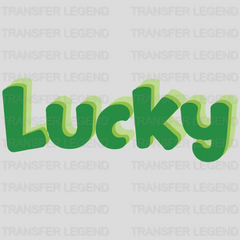 Lucky St. Patrick's Day Design - DTF heat transfer - transferlegend