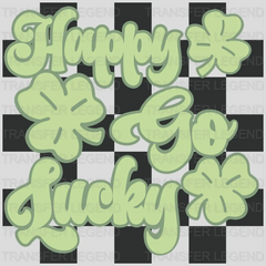 Happy Go Lucky St. Patrick's Day Design - DTF heat transfer - transferlegend