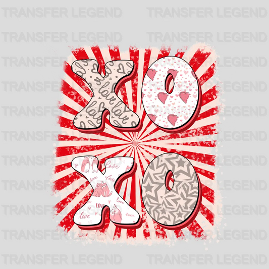 XOXO Valentine's Day Design - DTF heat transfer - transferlegend