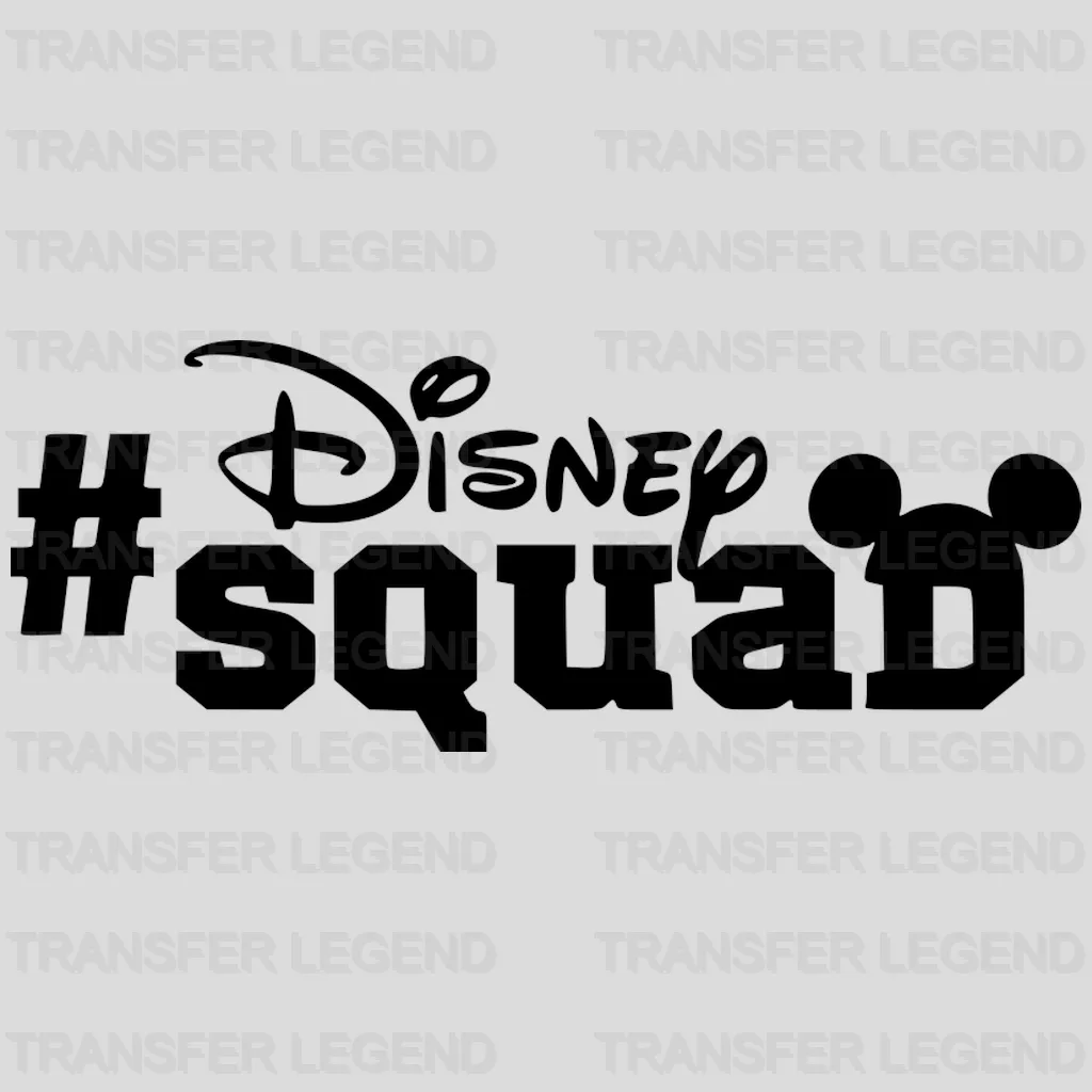 Disney Squad Design - DTF heat transfer - transferlegend