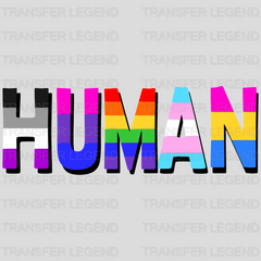 Human Lgbt - LGBT - Lgbt Support - PRIDE Design - DTF heat transfer - transferlegend