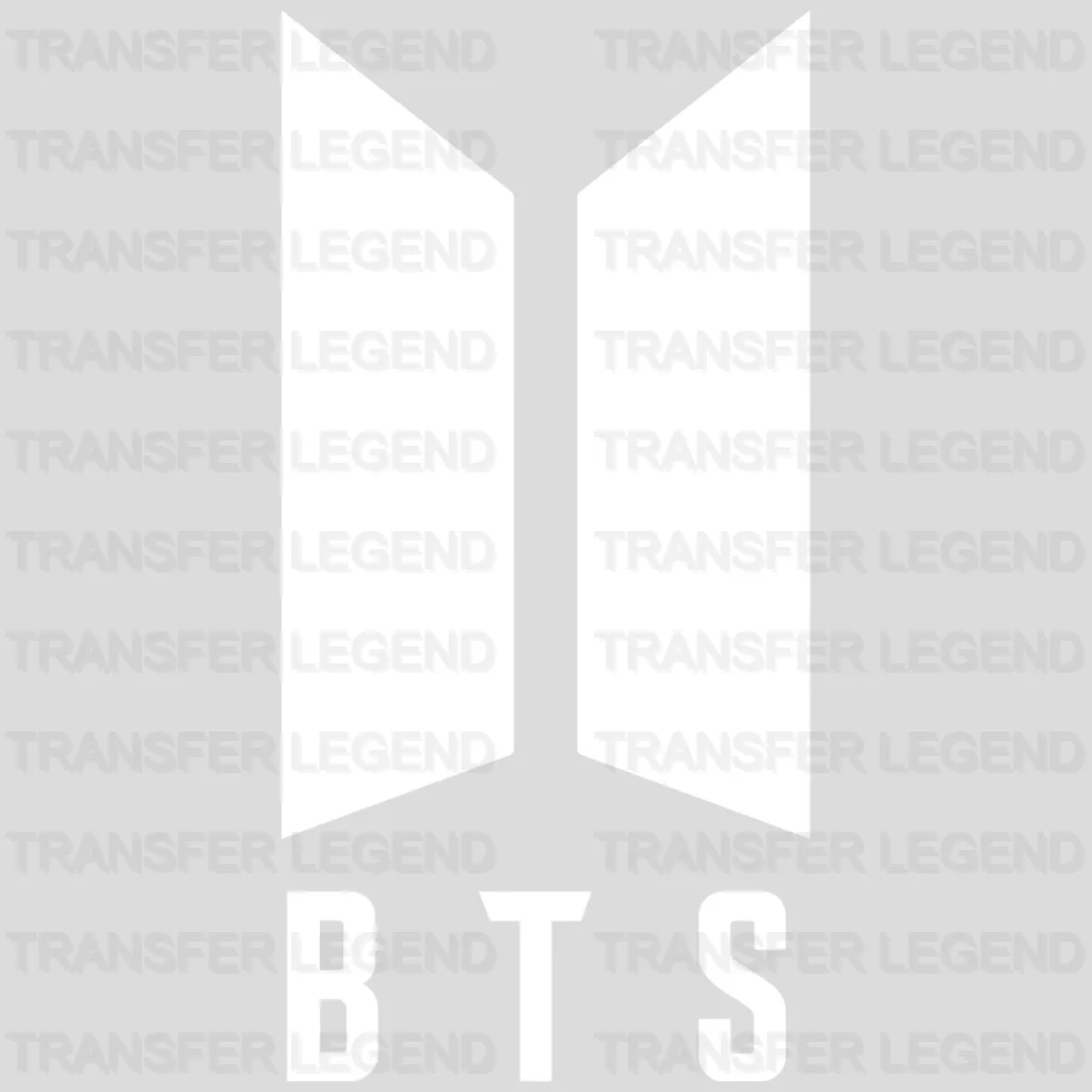 BTS Logo design- DTF heat transfer - transferlegend