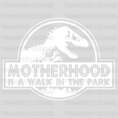 Fatherhood / Motherhood Is A Walk In The Park - Dinosaur Couple - DTF heat transfer - transferlegend