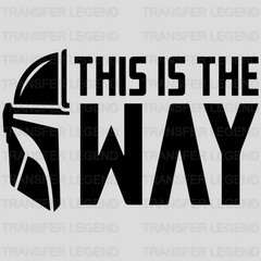 Star Wars This Is The Way Design - DTF heat transfer - transferlegend