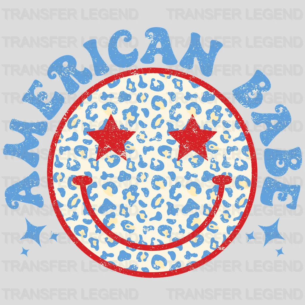 America Babe DTF Transfer - transferlegend