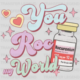 You Roc World Valentine's Day Design - DTF heat transfer - transferlegend