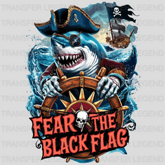 Fear The Black Flag Pirate Design - DTF Heat Transfer - transferlegend