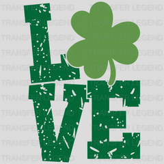 LOVE St. Patrick's Day Design - DTF heat transfer - transferlegend