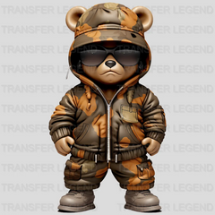 Army Bear Teddy Design - DTF Heat Transfer - transferlegend