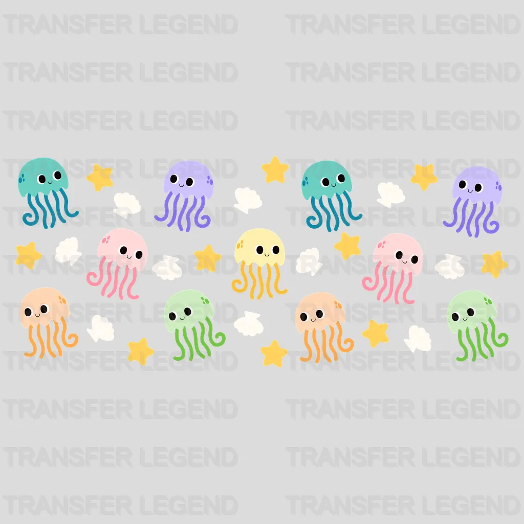 Octopuses UV DTF Transfer Cup Wrap UV DTF Sticker - transferlegend