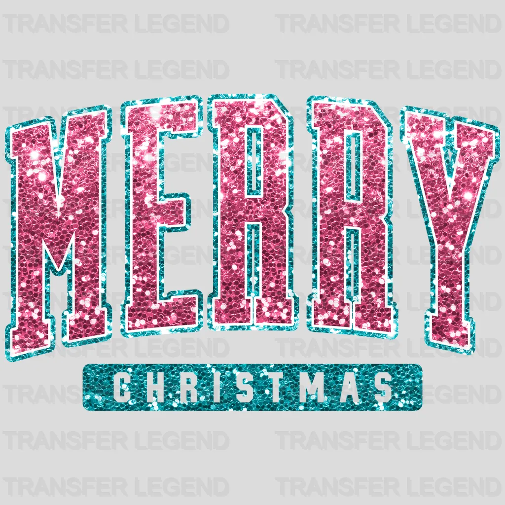 MERRY CHRISTMAS - DTF heat transfer - transferlegend