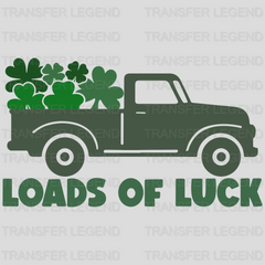 Loads Of Luck St. Patrick's Day Design - DTF heat transfer - transferlegend