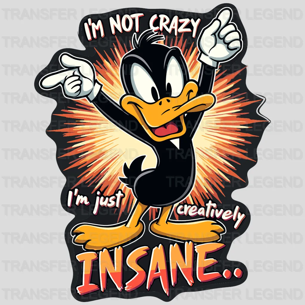 I'm Just Creativly Insane Disney Designs - DTF Heat Transfers