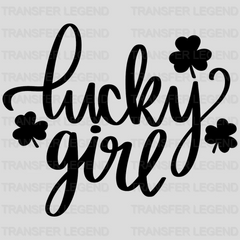 Lucky Girl St. Patrick's Day Design - DTF heat transfer - transferlegend