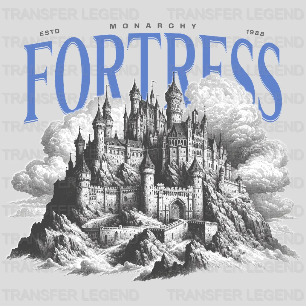 Monarchy Fortress Streetwear Design - DTF Heat Transfer - transferlegend