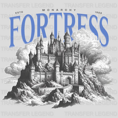 Monarchy Fortress Streetwear Design - DTF Heat Transfer - transferlegend