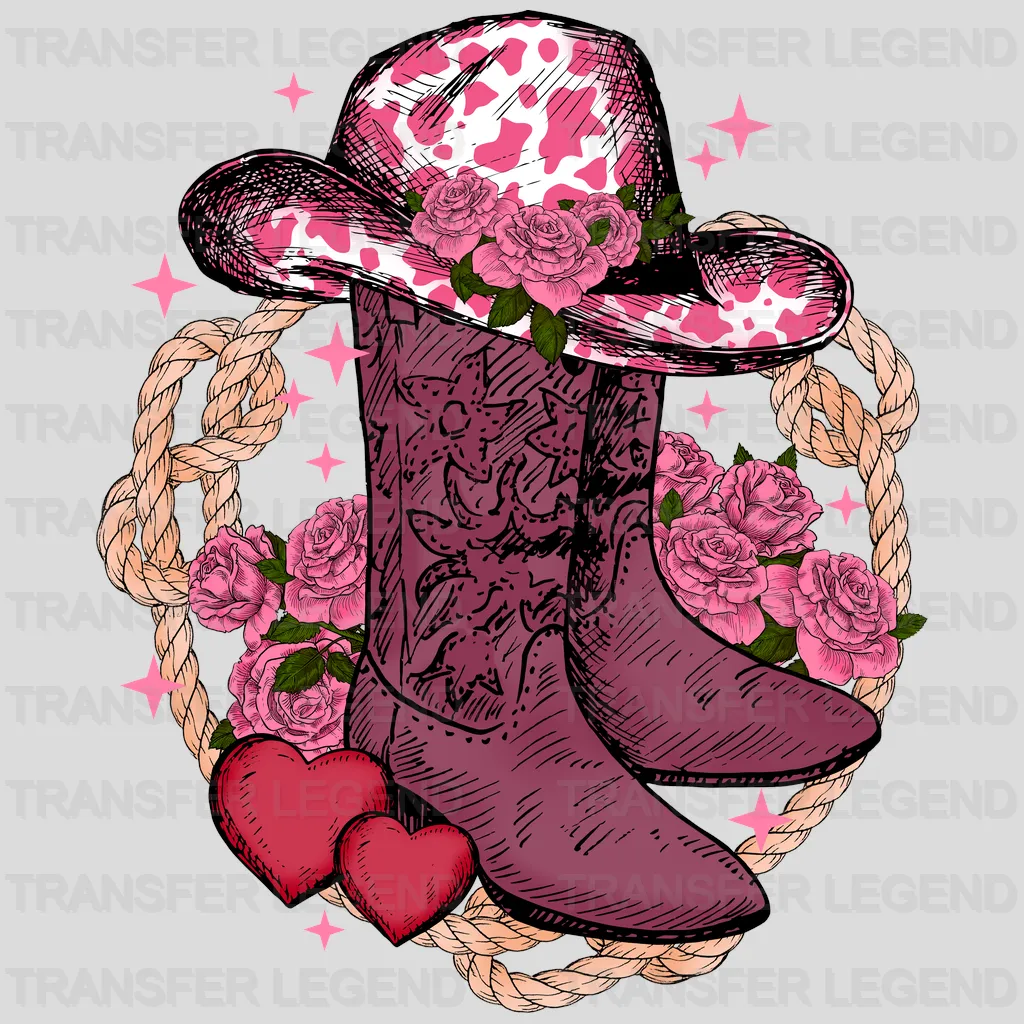 COWGIRL BOOTS - DTF heat transfer - transferlegend