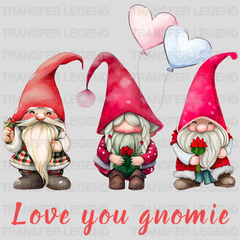 LOVE YOU GNOMIE - DTF heat transfer - transferlegend