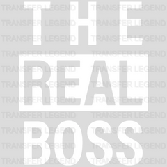 The Real Boss Design - DTF heat transfer - transferlegend