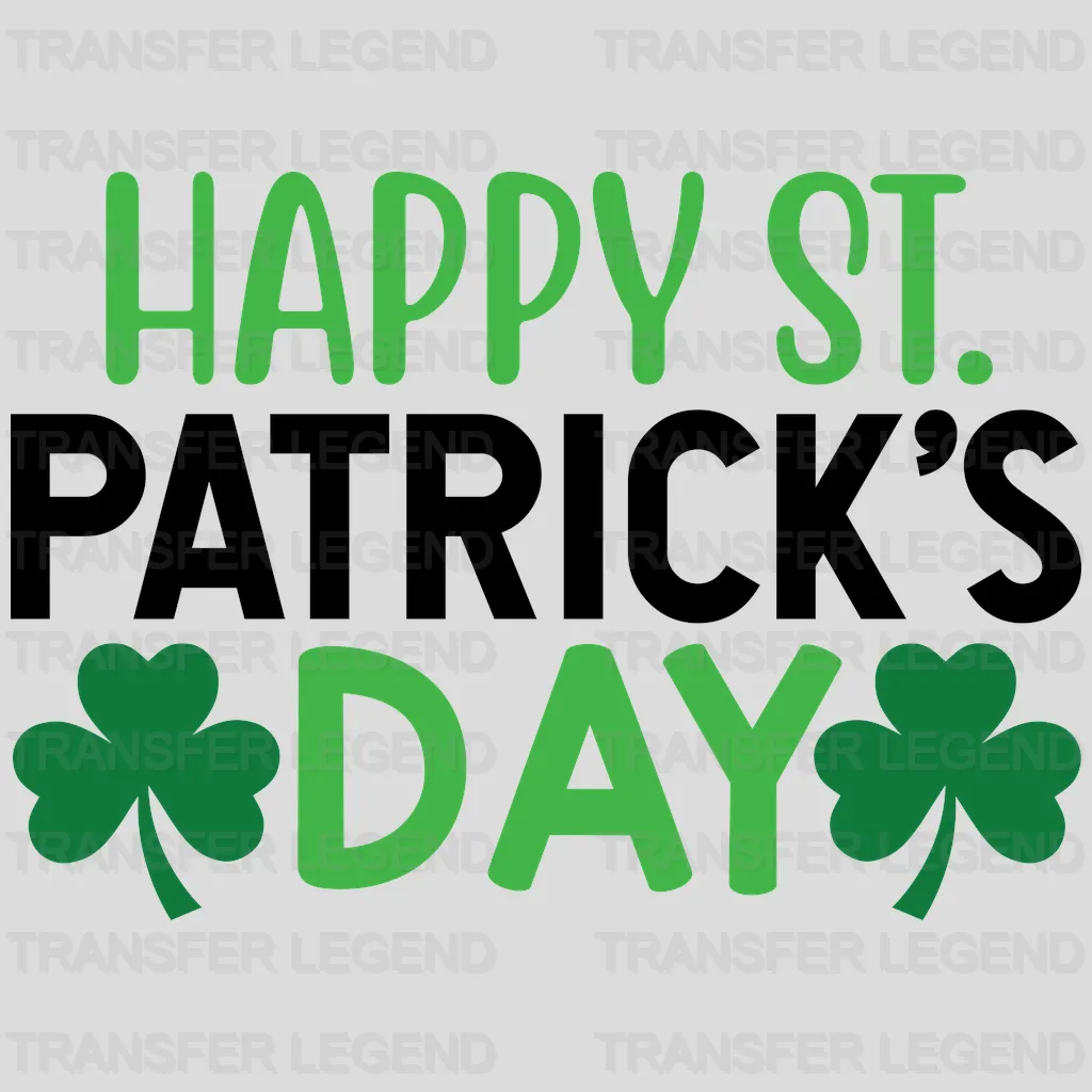 Happy St. Patrick's Day Design - DTF heat transfer - transferlegend