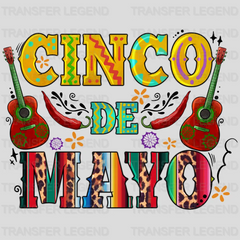 Cinco De Mayo - Cinco De Mayo DTF heat transfer - transferlegend