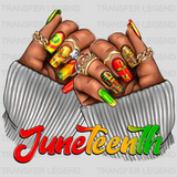 Juneteenth - BLM design DTF heat transfer - transferlegend