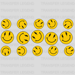 Smiley Faces UV DTF Transfer Cup Wrap UV DTF Sticker - transferlegend