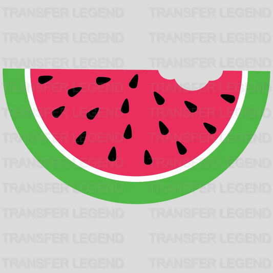 Watermelon Half Piece - Beach Vacation Design - DTF heat transfer - transferlegend