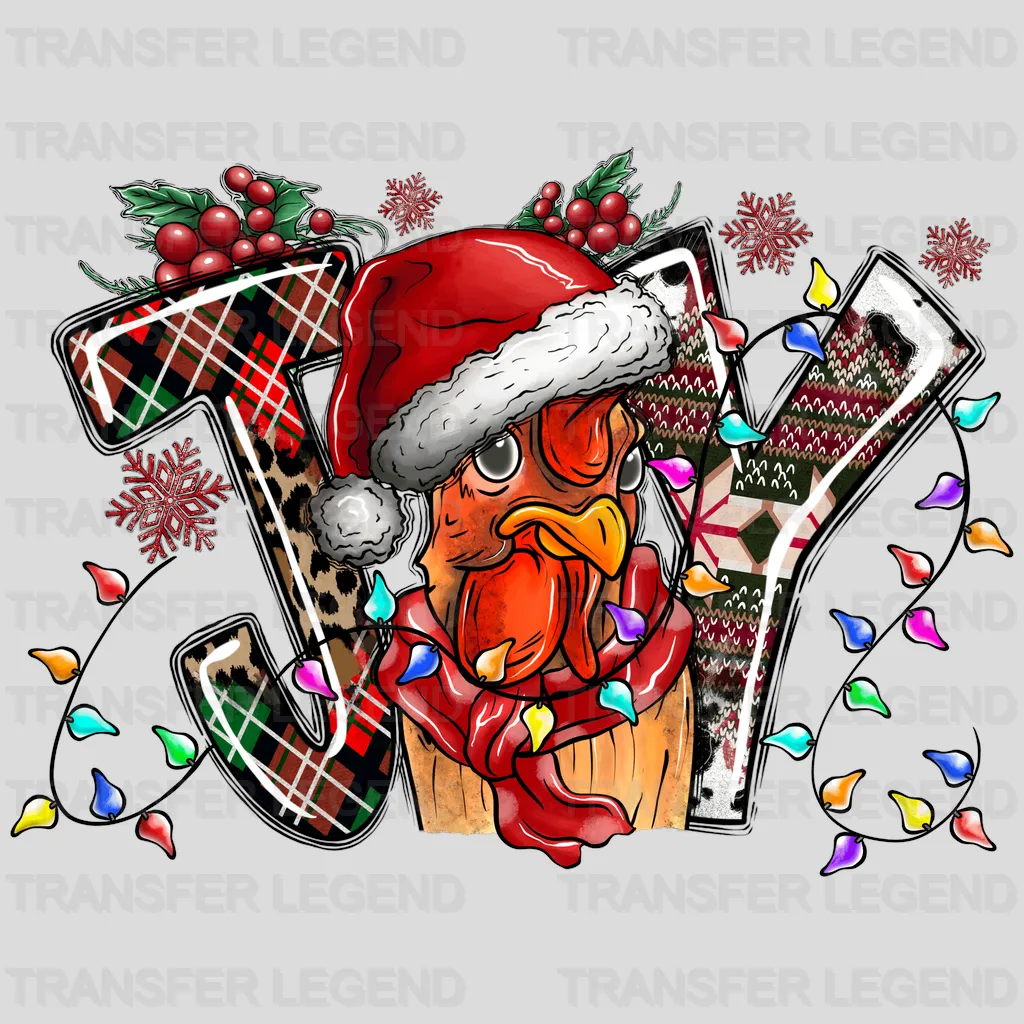 JOY BIRD Christmas Design - DTF heat transfer - transferlegend