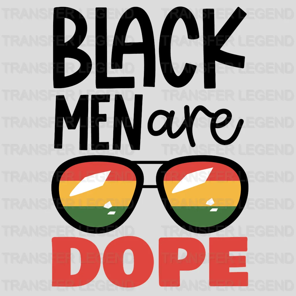 Black Men Are Dope - BLM design DTF heat transfer - transferlegend