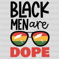 Black Men Are Dope - BLM design DTF heat transfer - transferlegend