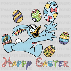 Happy Easter Donald with Bunny Costume Design - DTF heat transfer - transferlegend