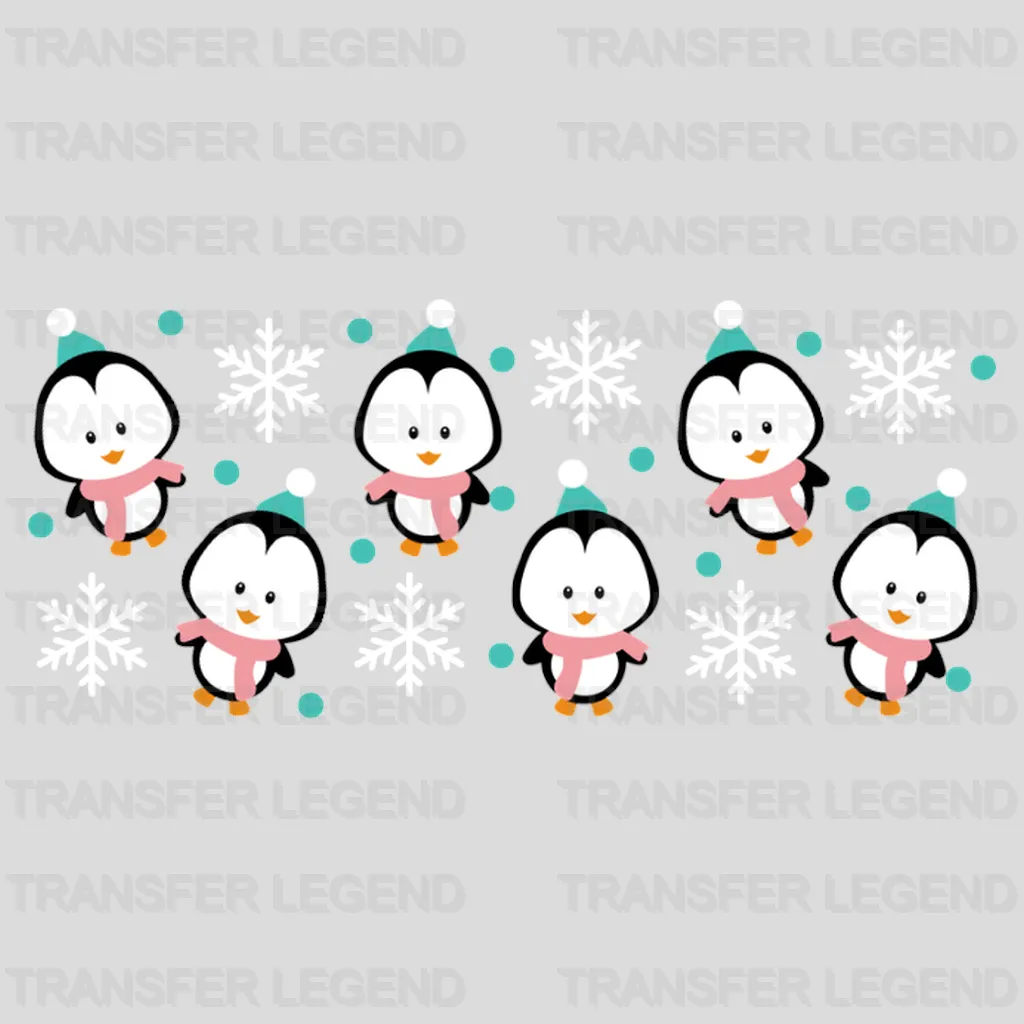 Little Penguins UV DTF Transfer Cup Wrap UV DTF Sticker - transferlegend