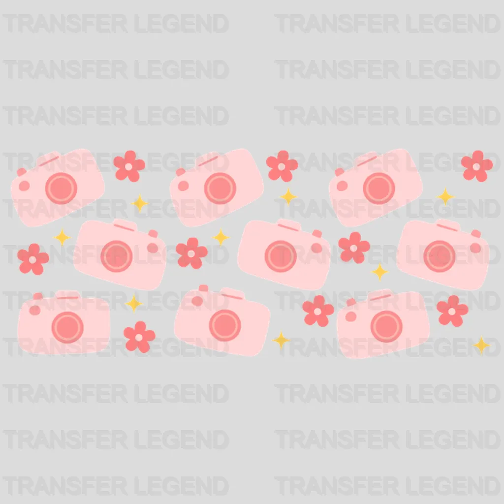 Cameras UV DTF Transfer Cup Wrap UV DTF Sticker
