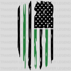 USA Flag St. Patrick's Day Design - DTF heat transfer - transferlegend