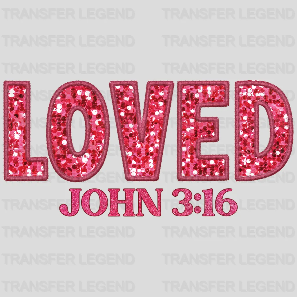 LOVED JHON 3/16 - DTF heat transfer - transferlegend