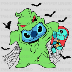 Disney Stitch Halloween Oogie Boogie Design - DTF heat transfer - transferlegend