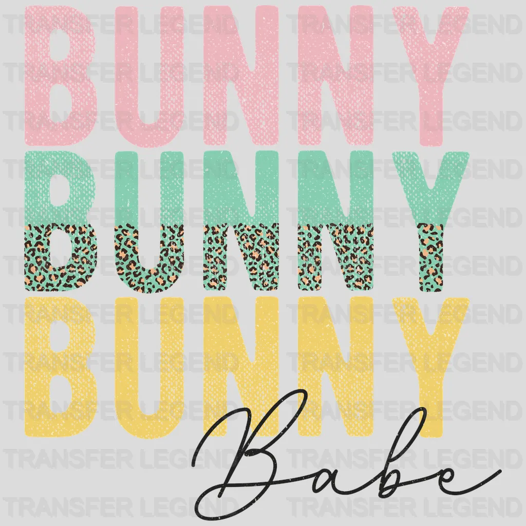 Easter Bunny Babe Design- DTF heat transfer - transferlegend