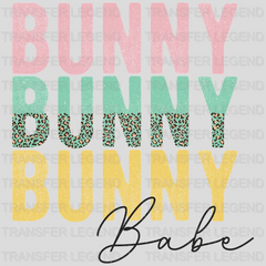 Bunny Babe Easter Design - DTF heat transfer - transferlegend