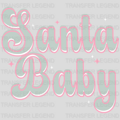 SANTA BABY Christmas Design - DTF heat transfer - transferlegend