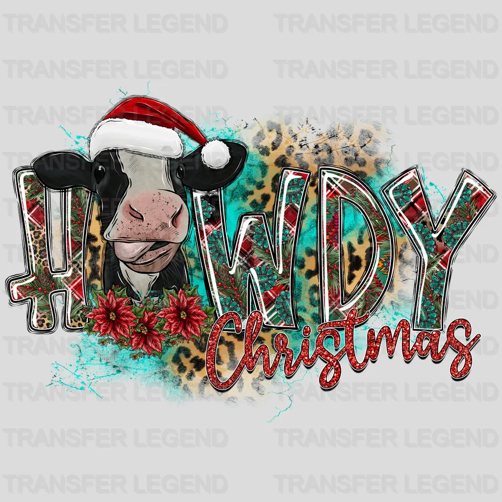 HOWDY CHRISTMAS Christmas Design - DTF heat transfer - transferlegend