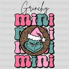 GRINCHY MINI MINI , Christmas Design - DTF heat transfer - transferlegend