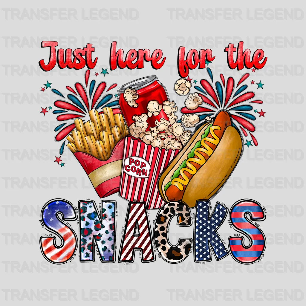 For The Snacks 4th July Design - DTF Heat Transfers - transferlegend