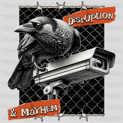 Disruption & Mayhem Streetwear Design - DTF Heat Transfer - transferlegend