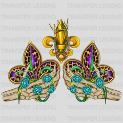 Mardi Gras Design- Mardi Gras DTF heat transfer - transferlegend