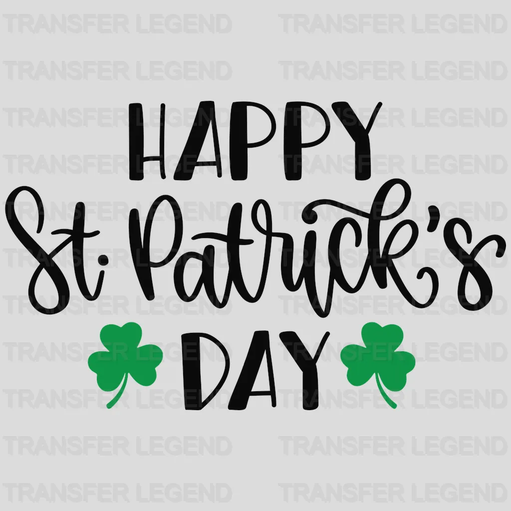 Happy St. Patrick's Day Design - DTF heat transfer - transferlegend