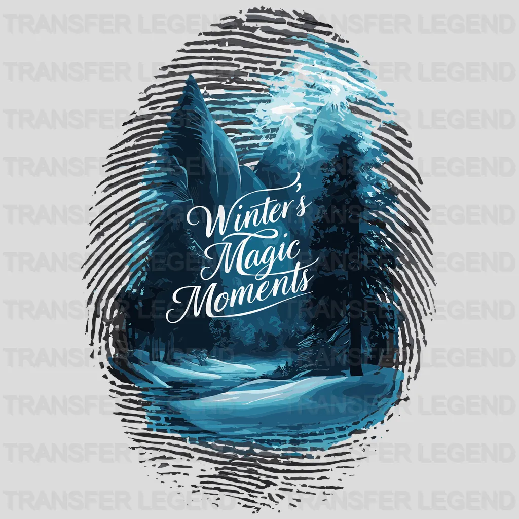 Magic Moments Winter Design - DTF Heat Transfers - transferlegend