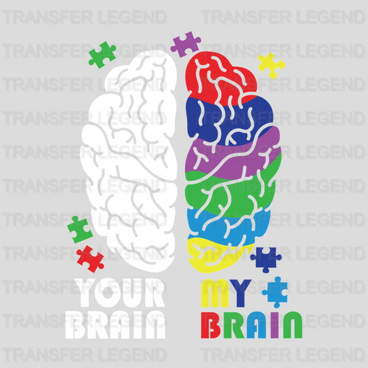 Your Brain My Brain Design - DTF heat transfer - transferlegend